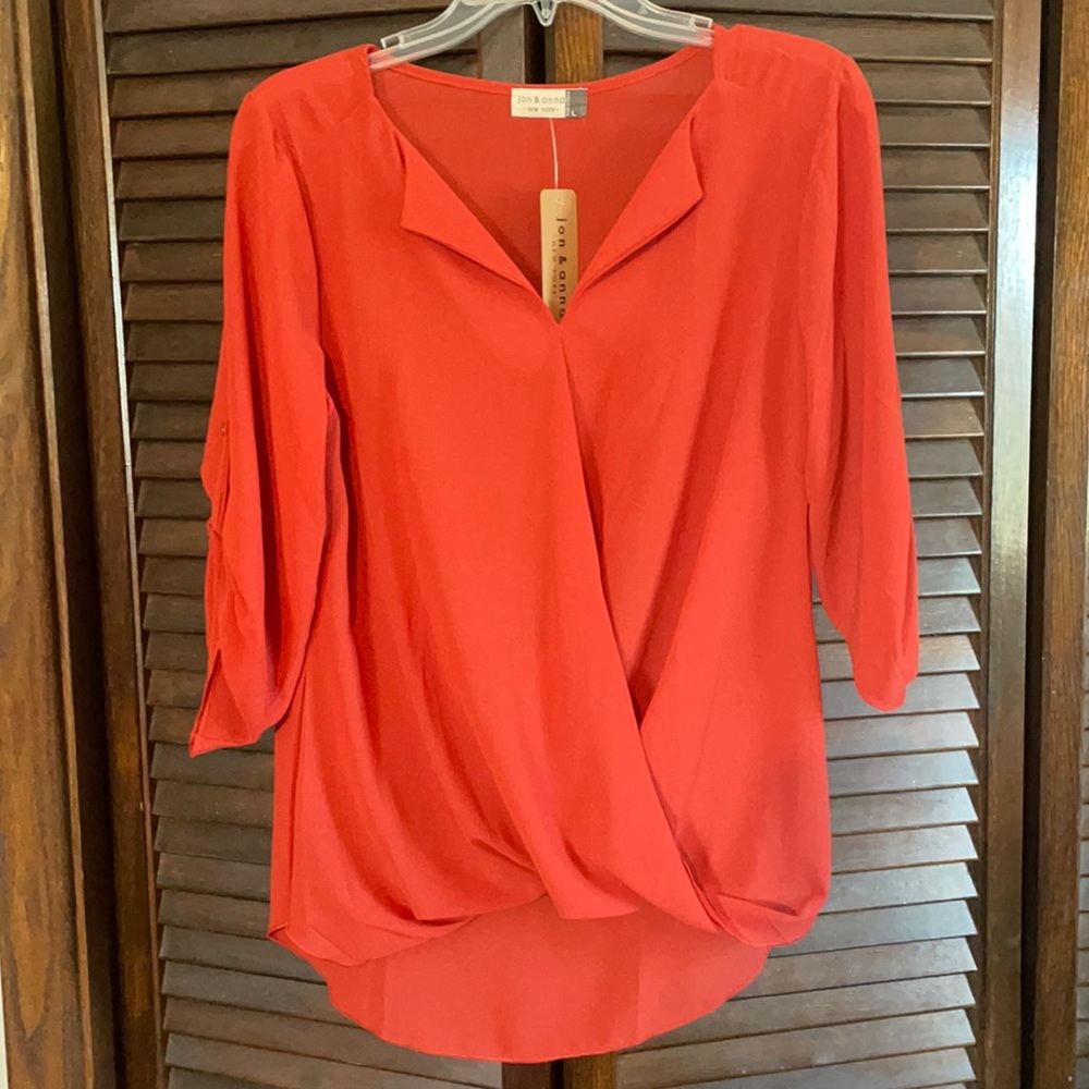 NWT Wrap blouse